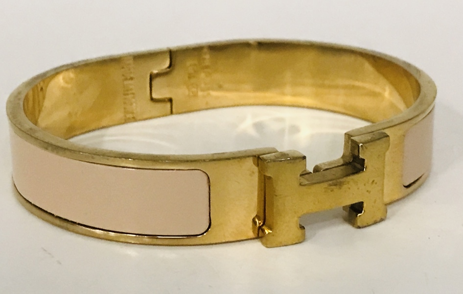 Hermes Clic H (rosa) amring