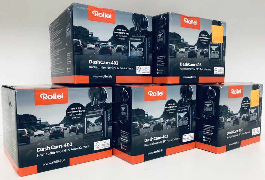 5 Rollei GPS auto dashcams (P 330/24)