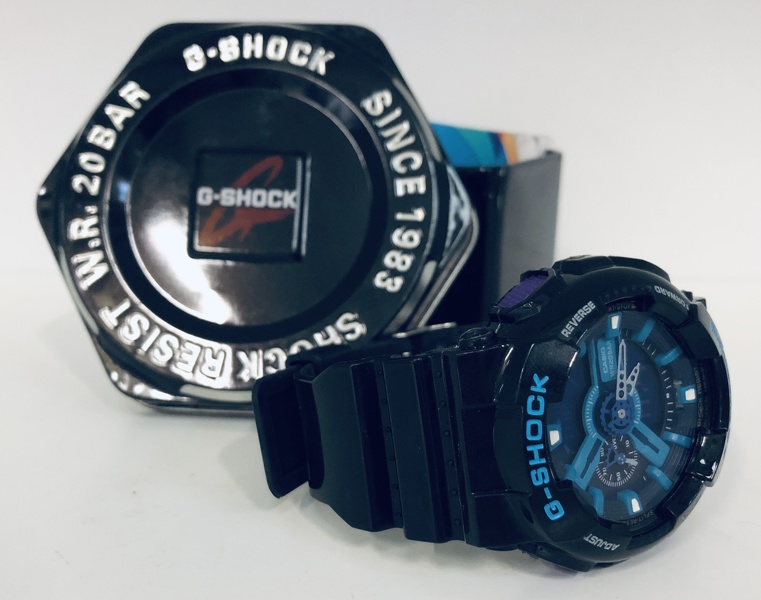 Casio G-Shock GA-110HC chronograph m. tilhørende æske samt vejledeninger
