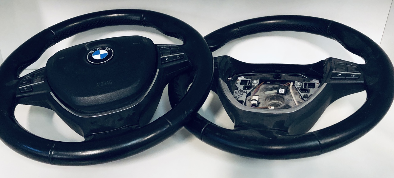 2 BMW multifunktionsrat - et med samt et uden airbag