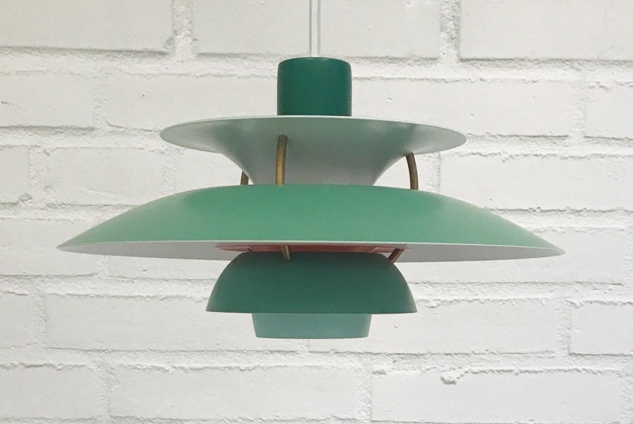 Poul Henningsen (1894-1967) PH 5 mini pendel, fremstillet ved Louis Poulsen 