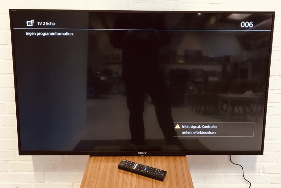 Sony KDL-49WE753 LCD-TV m. Vogels ophæng (2017)