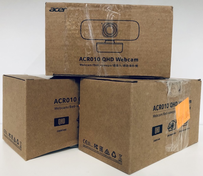 3 Acer ACR010 QHD webcams (P 412/24)