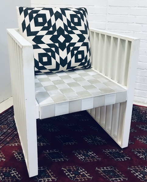 Purkersdorf armstol formgivet af Joseff Hoffmann, fremstillet ved Wittmann (*1)