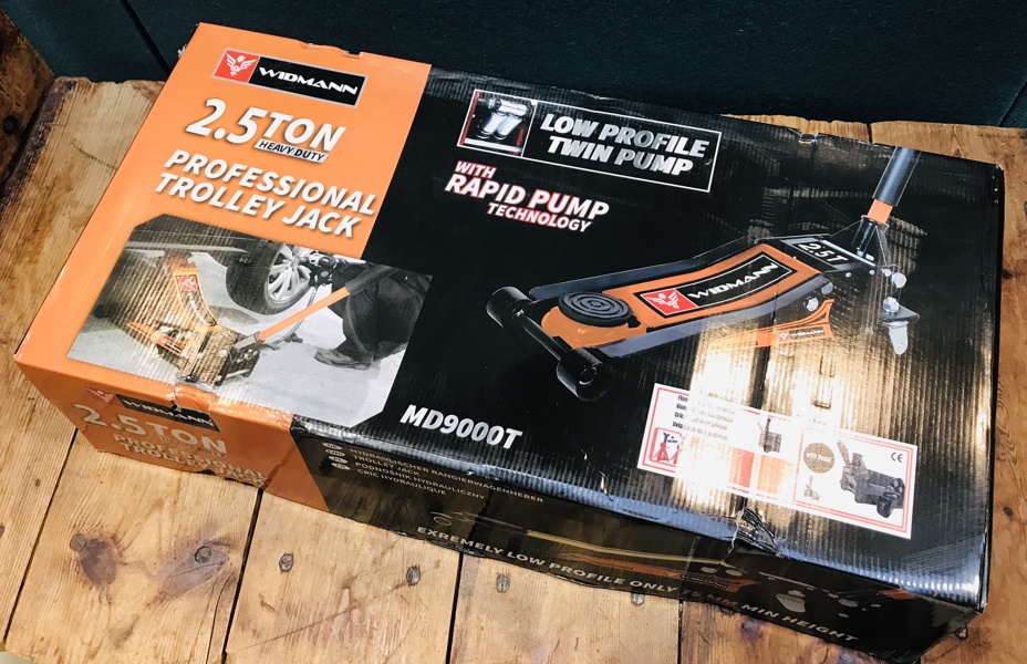 +M: Widman MD9000T Heavy Duty Professionel donkraft (2500 kg) m. Low Profile Twin Pump