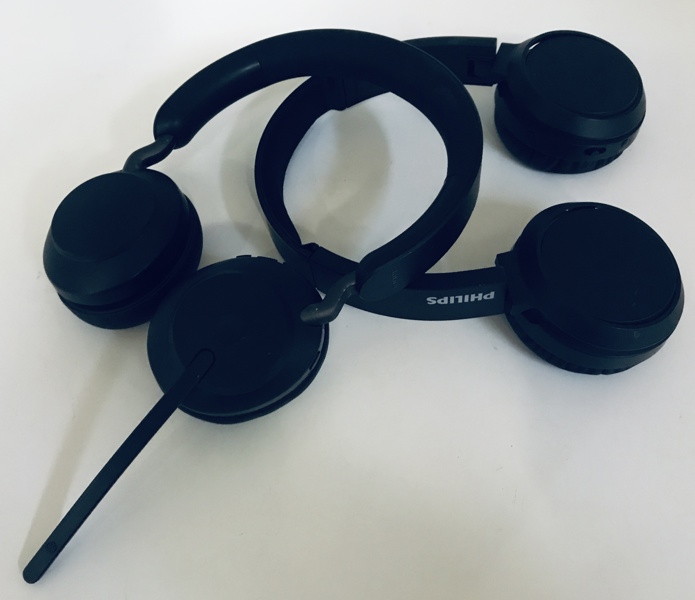 +M: Jabra Evolve2 65 On-Ear trådløs headset samt Philips TAH4205 trådløse On-Ear hovedtelefoner (B 523, 547/25)