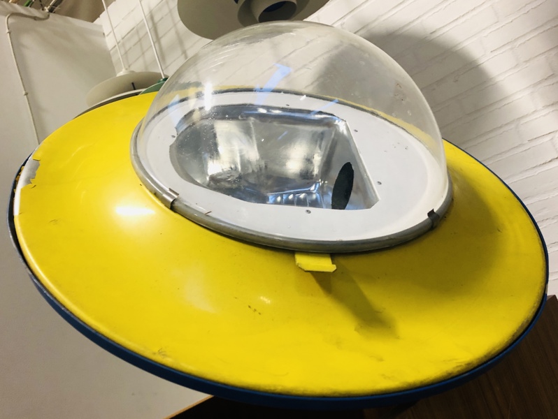 XXL Industriel UFO-lampe – 70’er/Space Age design (*2)