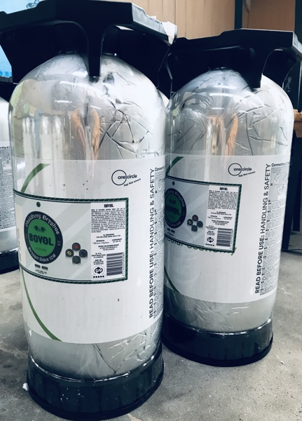 +M: Fadøl 3 fustager (3X20l / 60l) m. Skuldborg Bryghus Bøvøl 