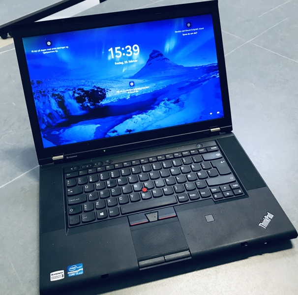 Lenovo Thinkpad T530 laptop m. Windows 11 Pro