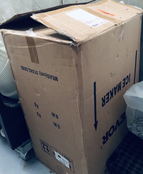 +M: VEVOR Professionel ismaskine (40kg/24t) m. 10 kg opbevaring