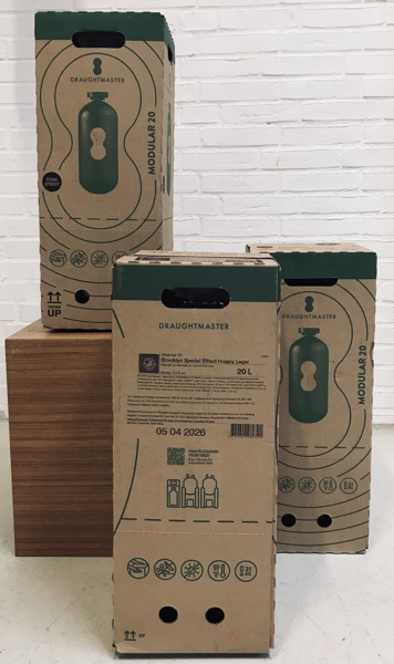 +M: Fadøl: 2 fustager (2X20l / 40l) m. Brooklyn Stonewall Inn IPA samt fustage (1X20l) m. Brooklyn Special Effects Hoppy Lager 