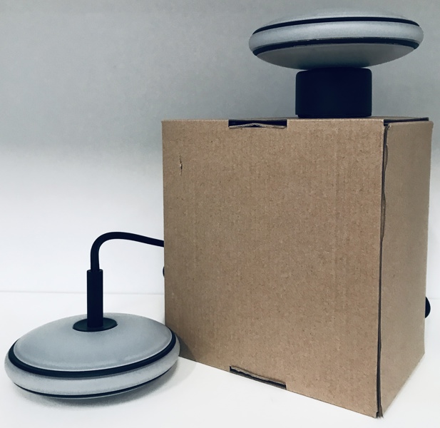 +M: Shade ØS1 væglampe og Shade ØS1 pendel m. Node, formgivet af Øivind Alexander Slaatto