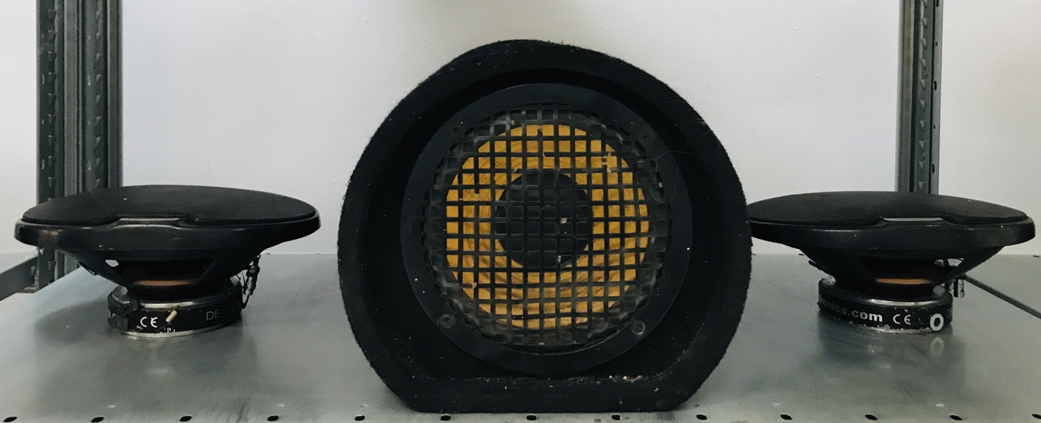 Denver CSP 5191 bilstereohøjtaler m. 10 T bass i kasse