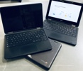 3 Dell Chromebook 11 (P26T) laptops