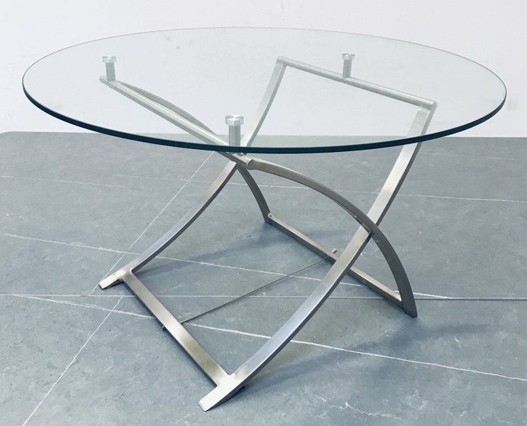 Swing Accent sofabord, udført i krom og glas