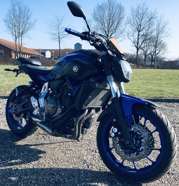 +M: Yamaha MT-07 01 75Hk (2014) - Stel.: JYARM042000003456 (Å 2026-0752)