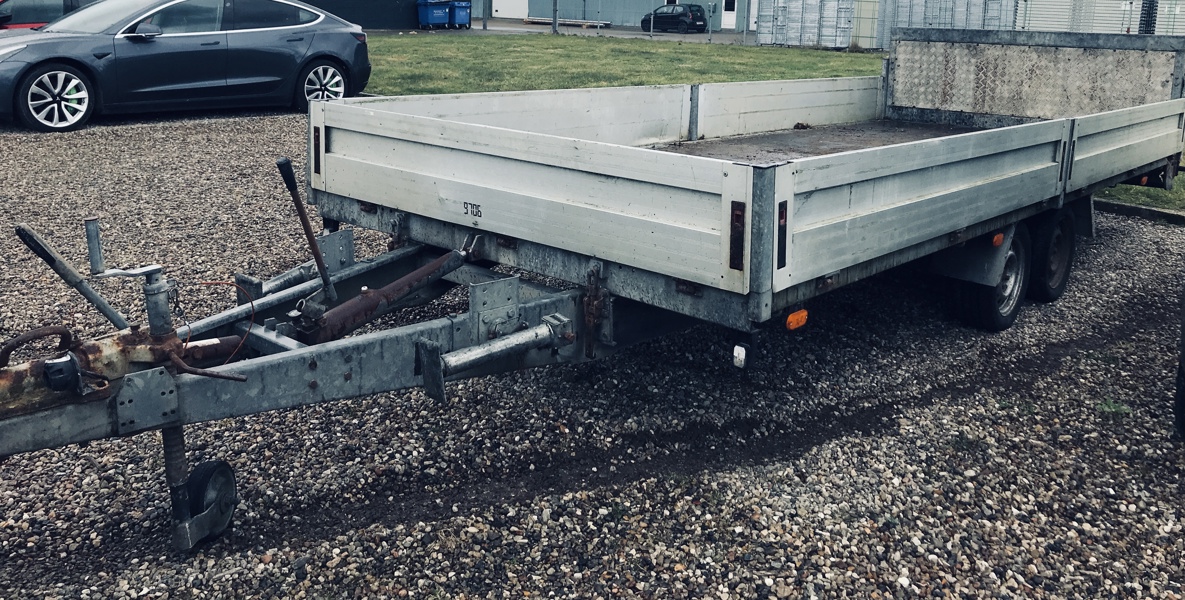 +M: Brenderup Autopransport Type 4 trailer m. rampe (2009) - Stel.: UH2000E358NA57028