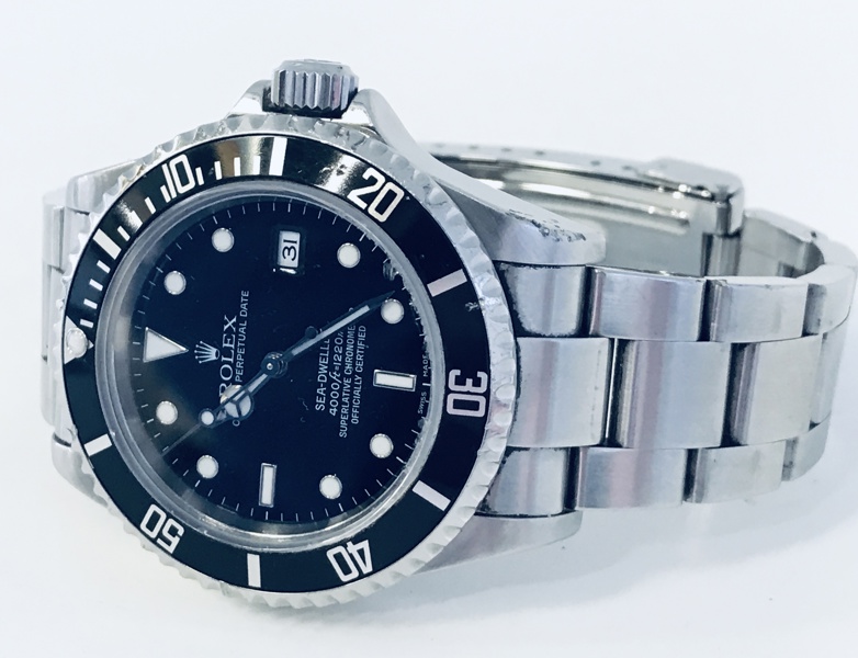 +M: Rolex Oyster Perpetual Sea-Dweller 4000 (Ø 41mm) m. Oyster lænke (Å 2026-0763)