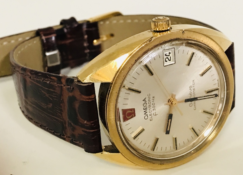 Omega Genève Electronic f300 Hz Date Chronometer (36mm)