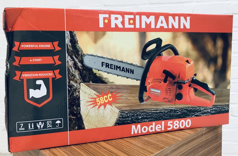 +M: Freimann 5800 kædesav (benzin) m. 20" sværd 