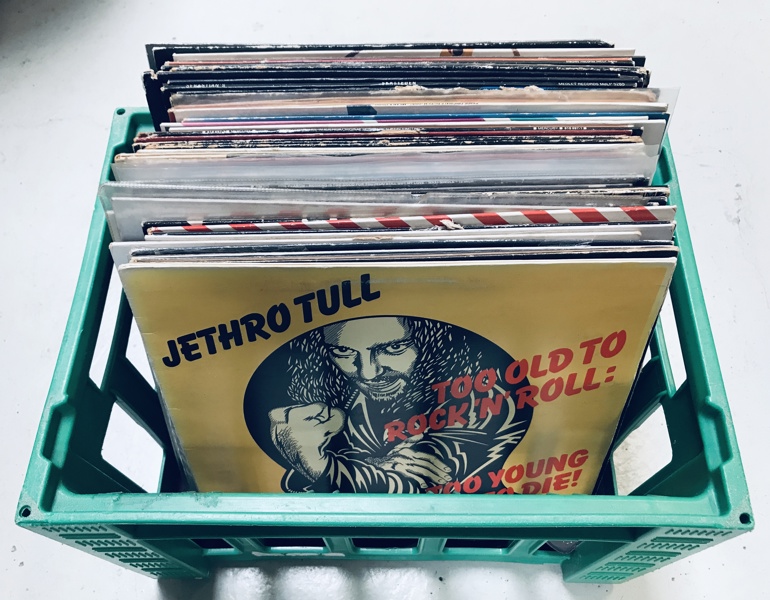 Samling af LP'er - herunder Jethro Tull, Bee Gees, Mel & Kim samt Little Richard m.fl. 