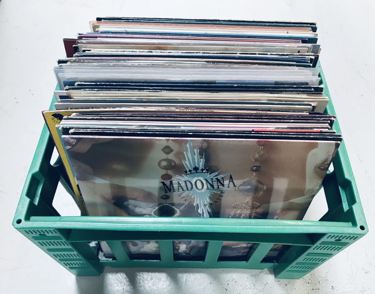 Samling af LP'er - herunder Madonna, Elvis Presley, La Toya Jackson samt Sanne Salomonsen m.fl. 