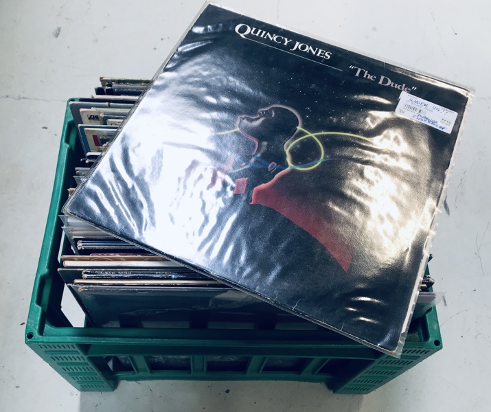 Samling af LP'er - herunder Quincy Jones, Chicago, ABBA samt Gladys Knight & The Pips m.fl.