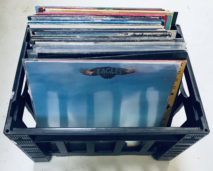Samling af LP'er - herunders Eagles, Lis Sørensen, Peter Maffay samt Thomas Helmig m.fl.