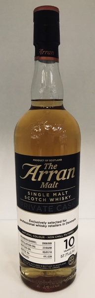 Arran Private Cask 10-års Single Malt Scotch Whiskey