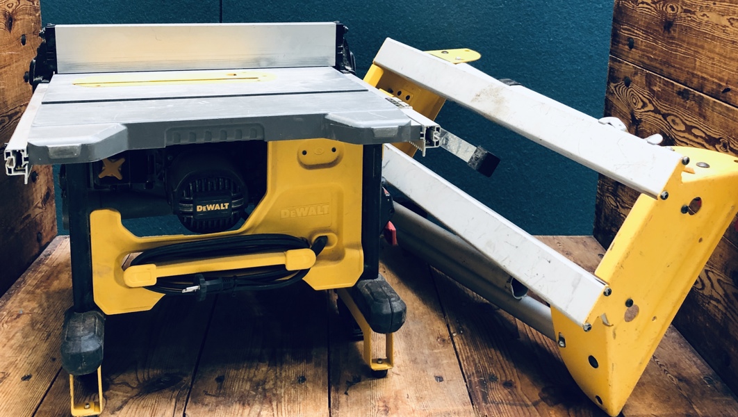 +M: DeWalt DWE7485 bordrundsav m. DeWalt kompakt savbord