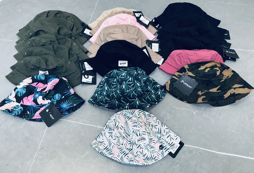 Parti Upfront bøllehatte/bucket hatte (23 enheder)