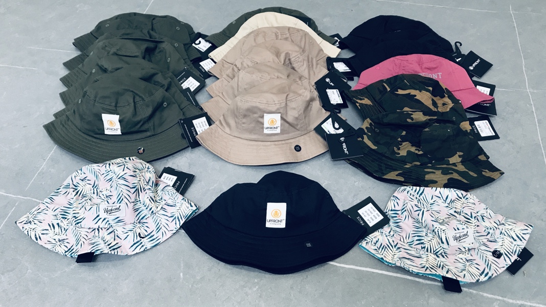 Parti Upfront bøllehatte/bucket hatte (22 enheder)