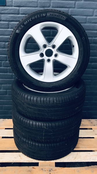 4 Alufælge (16") m. Michilin Primacy sommerdæk (205/55/R16)