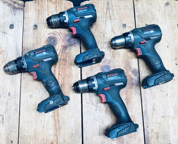 Bosch Professional (Akku) 4 stk. GSR 18 V-EC boremaskine