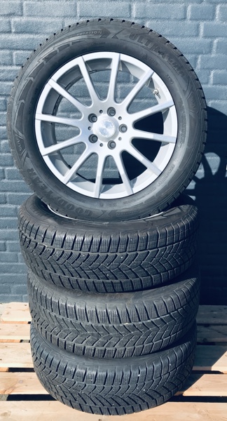 4 Alufælge (17") m. Goodyear Ultragrip vinterdæk (225/60/R17)