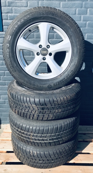 4 Alufælge (17") m. Barum Polaris vinterdæk (235/65/R17)