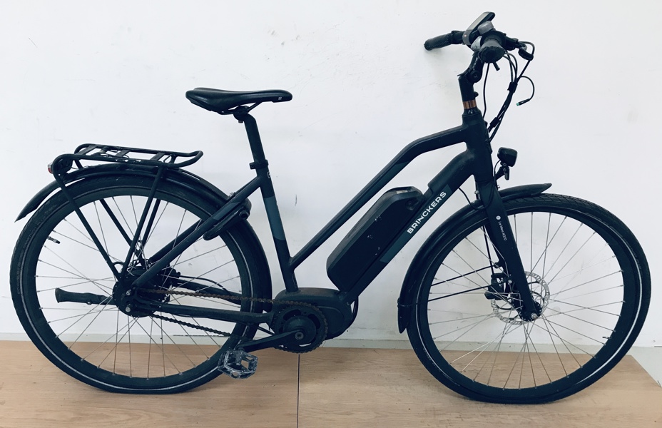 +M: Brinckers Z Le Mans el-damecykel m. batteri, display samt Bafang centermotor