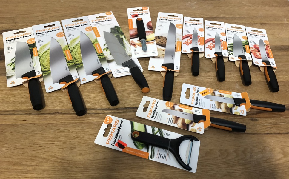 13 Fiskars Functionel Form knive - beskrivelse (*3) - (P 308, 309, 310, 311, 312, 313, 315, 316, 317, 318, 320, 319/24)