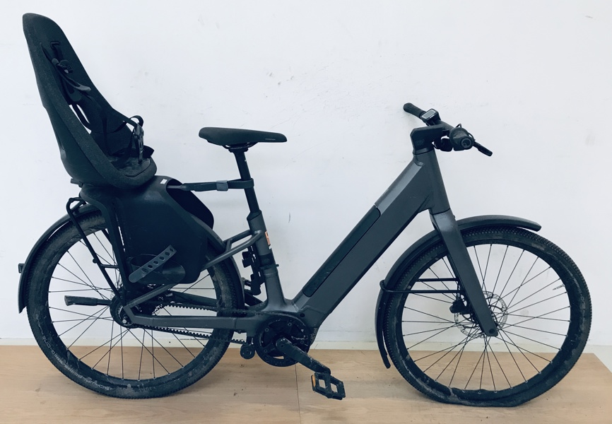 +M: Canyon Precede el-damecykel m. batteri, display, Bosch Performanceline centermotor, skivebremser og remtræk (Å 2024-1323)