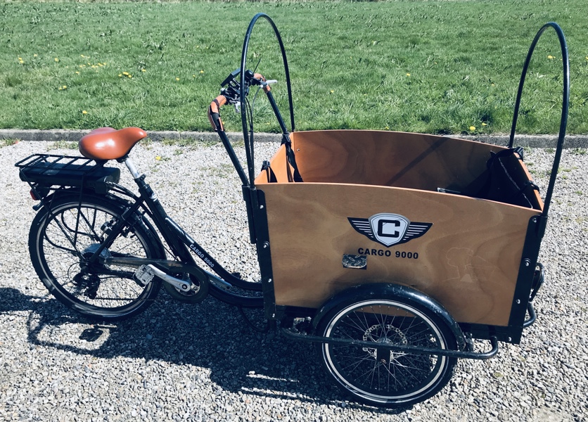 Cargo 9000 el-ladcykel m. batteri, display samt oplader (NY1707046)