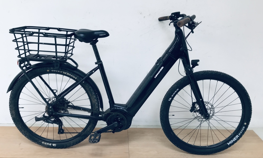 +M: Cannondale Adventure el-damecykel m. batteri samt display (Ra 2026-0144)