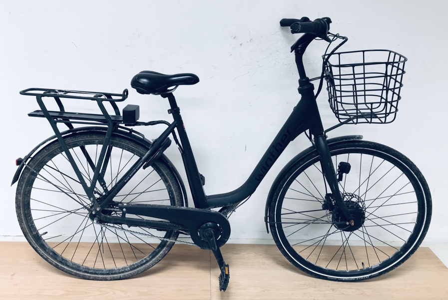 +M: Winther Black Winther Superbe 1 el-damecykel u. batteri (Ra 2026-0011)