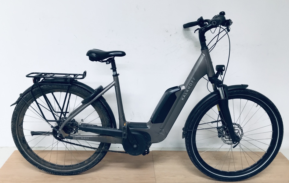 +M: Kalkhoff Image 1 el-damecykel m. batteri samt Bosch Performanceline centermotor (Ra 2026-0147)