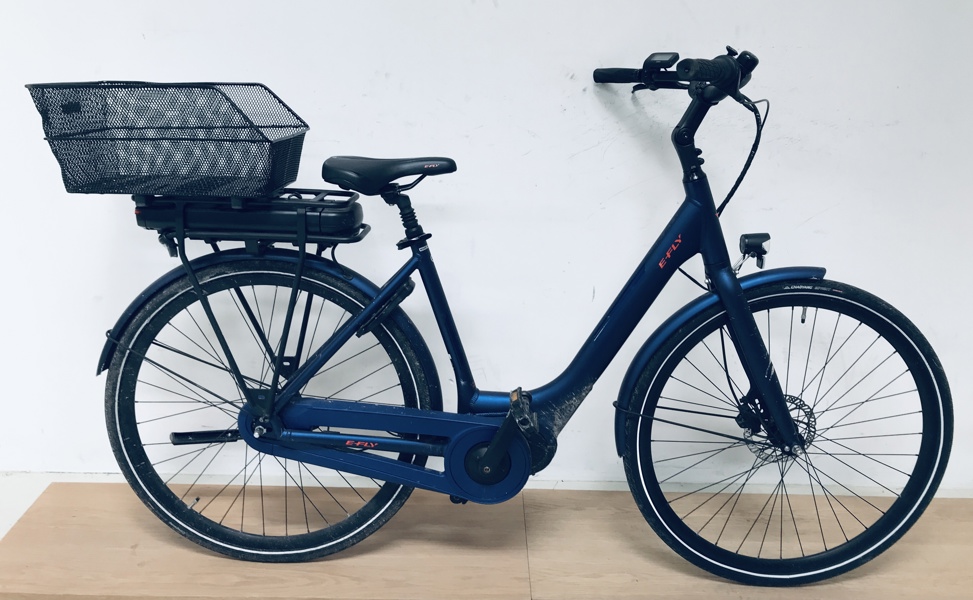 +M: E-Fly el-damecykel m. batteri, display samt Bafang M400 centermotor (Ra 2026-0014)