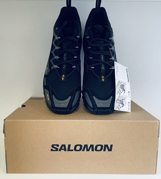1 Par Salomon ACS + Climasalomon Waterproof sneakers/sko (black/magnet/golden) - (H 105)