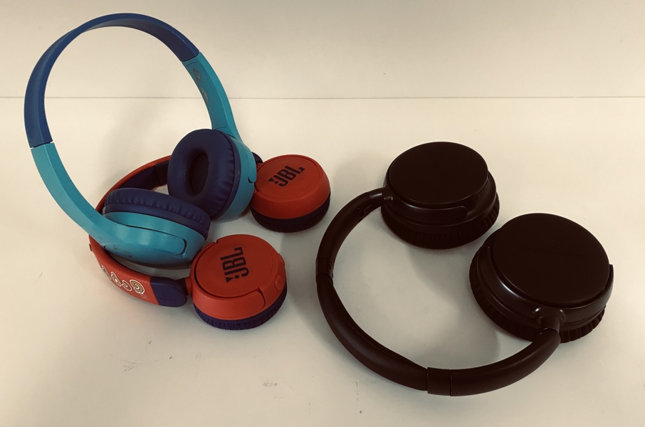 +M: JBL JR 310BT On-Ear Bluetooth hovedtelefoner, Energy Sistem Power Radio Over-Ear Bluetooth hovedtelefoner m. FM samt Belkin SoundForm AUD002 On-Ear Bluetooth hovedtelefoner (B 619, 772, 822/25)