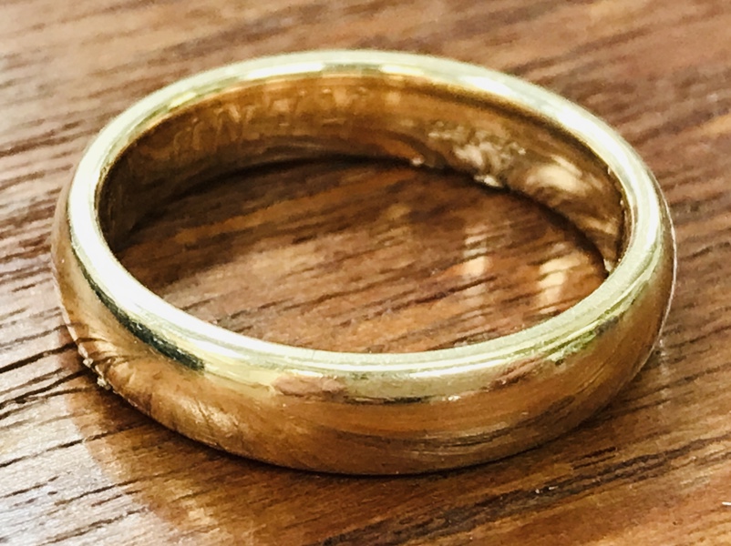 Guld: .Jan Jørgensen ring udført i 14kt/585 ()