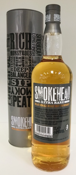 Smokehead Ekstra Rare: Islay Single Malt Scotch Whisky By Ian MacLeod (Fresh, Fruity, Sherry, Toffee, Smoke) m. tilhørende æske 