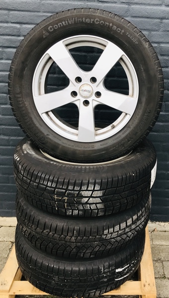 4 Dezent Alufælge (17") m. Continental Contiwintercontact vinterdæk (215/55/R17)