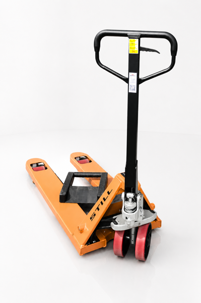 Still palleløfter (2500 kg) samt Pake Handling Tools Pallet Jack Stop stopklods til palleløfter